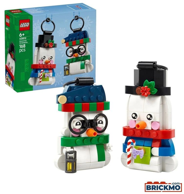 LEGO Iconic Deko-Schneemänner 40812 - Kreatives Baumodell zum Selberbauen, ein detailreiches Set aus der Bauzeug-Kategorie.