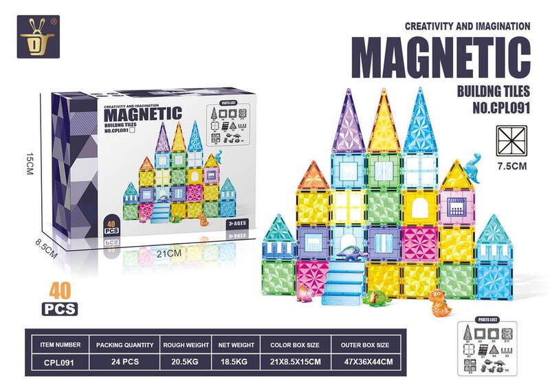 Educational Toys magnetic tiles magnetspielzeug magnetkugeln kinder 7.5cm Diamond Sur