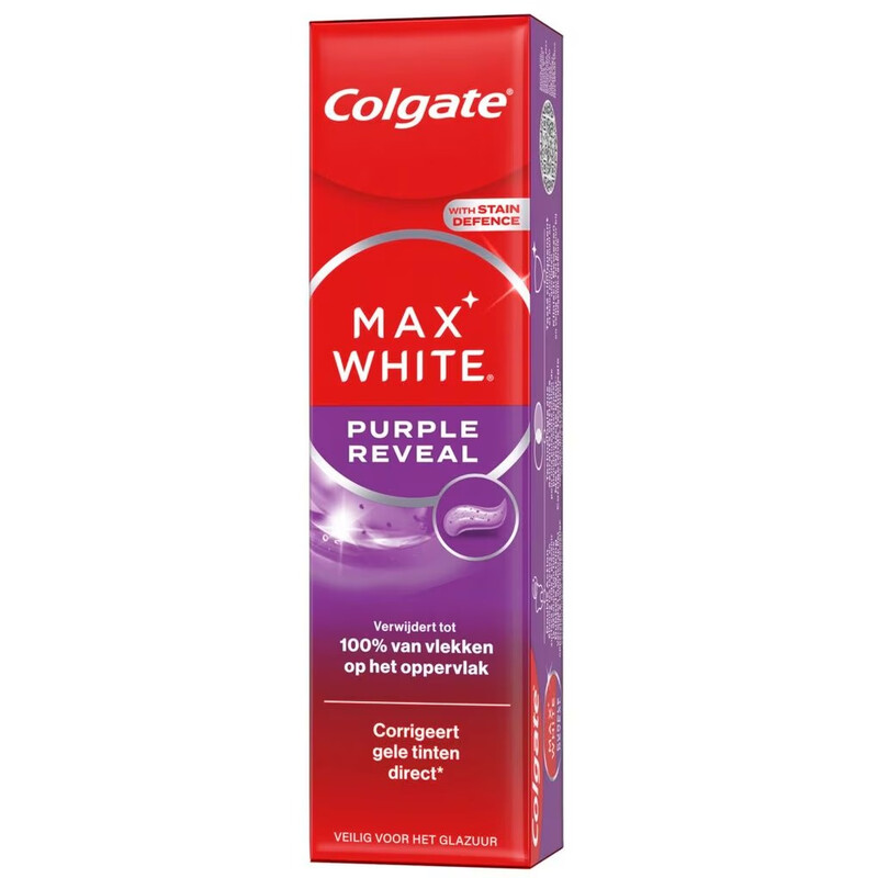 Colgate Max White Purple Reveal Tandpasta - 75 ml