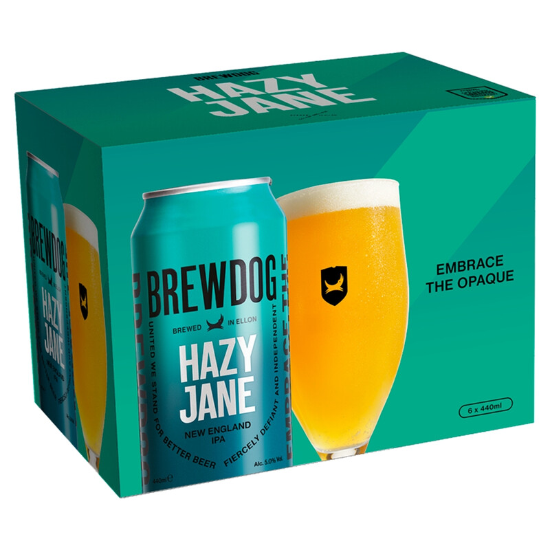 Brewdog Golden/Yellow/Orange Hazy Jane 6X440ml 5% Abv
