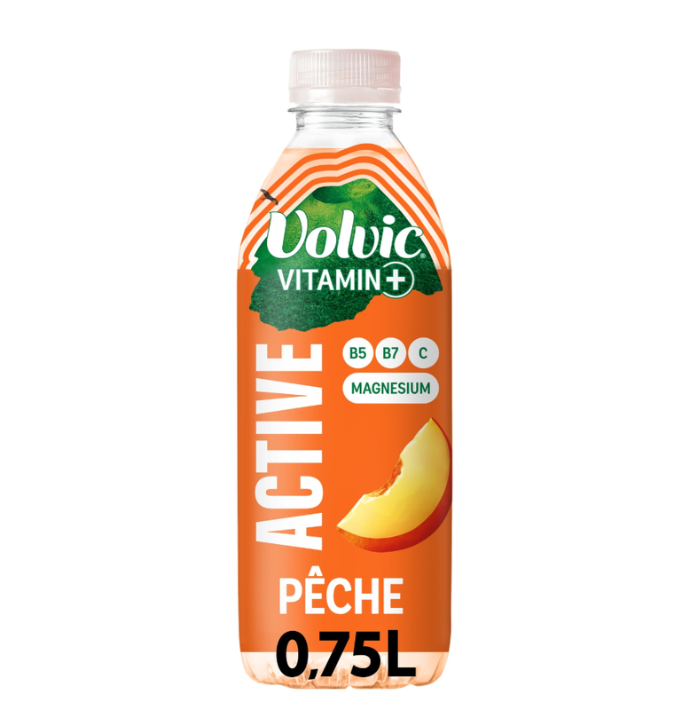 Eau Aromatisée Saveur Vitamin+ Active Volvic La Bouteille De 75cl - vue 1
