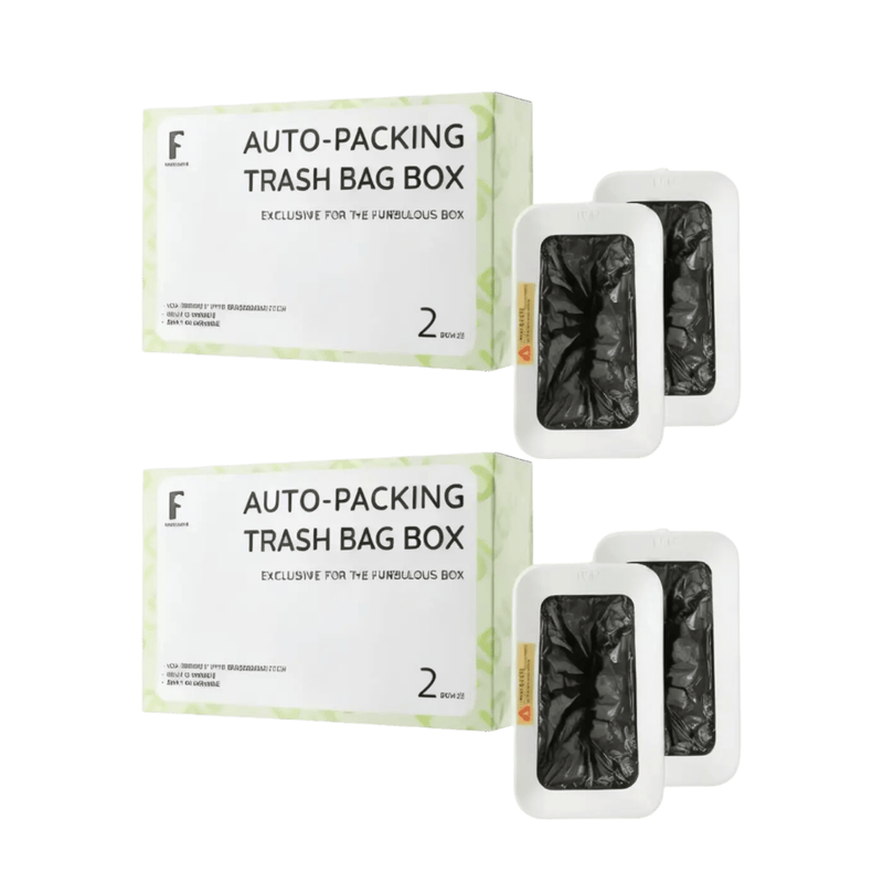 FURBULOUS Auto-Packing Müllbeutel Box - 4 Beutel