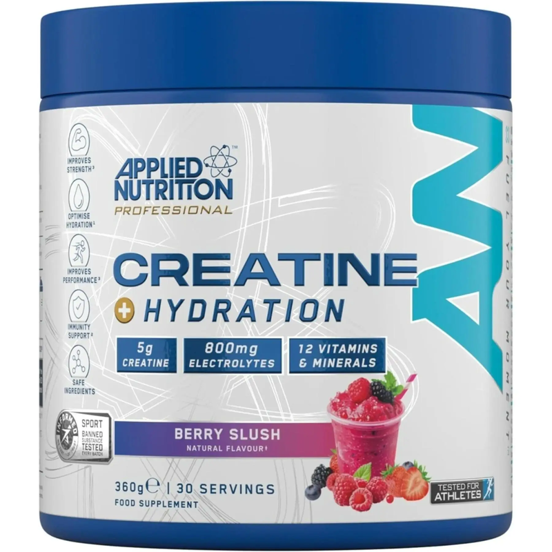 Creatine + Electrolytes Hydration Powder Berry Slush - 360 g