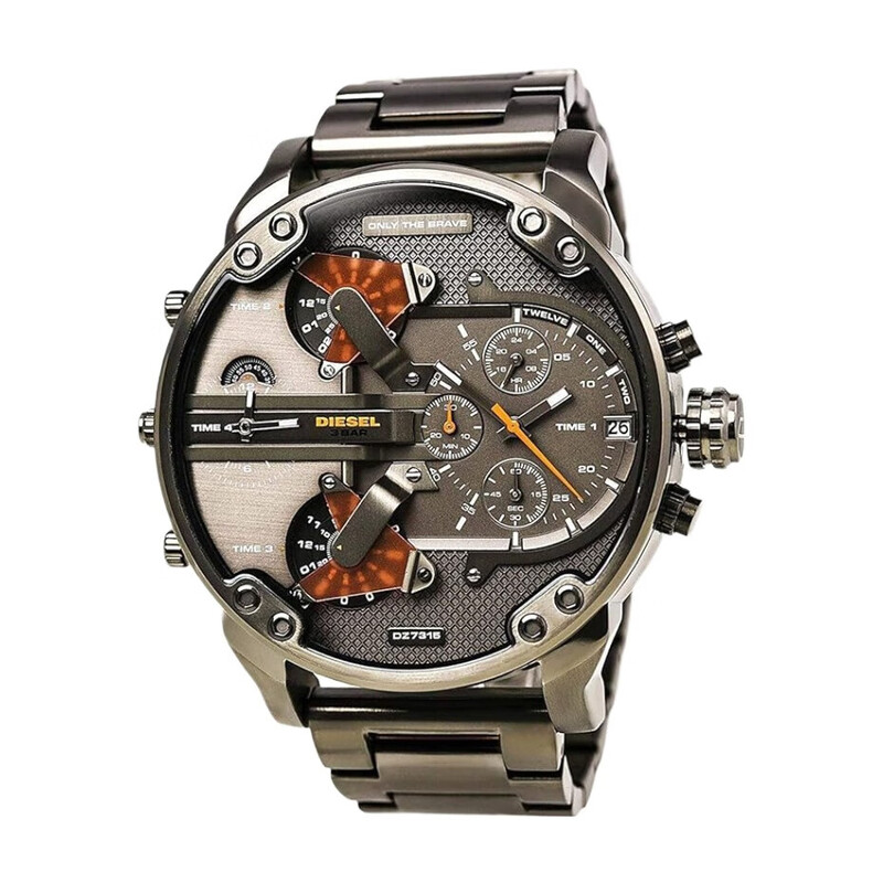 DZ7315 Grey Mr. Daddy Chronograph Stainless Steel Watch