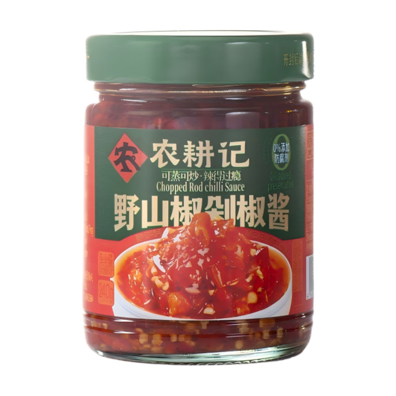 Nong Geng Ji Wild Mountain Pepper Chopped Pepper Sauce 240G