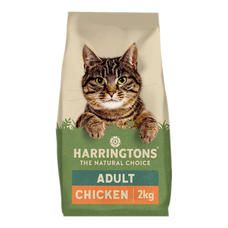 Harringtons Grain Chicken Dry Adult Cat Food 2Kg