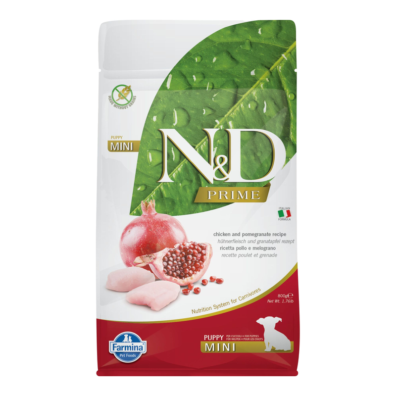 Farmina N&D Prime Kip Hondenvoer voor Welpen Kleine Rassen 800 gr
