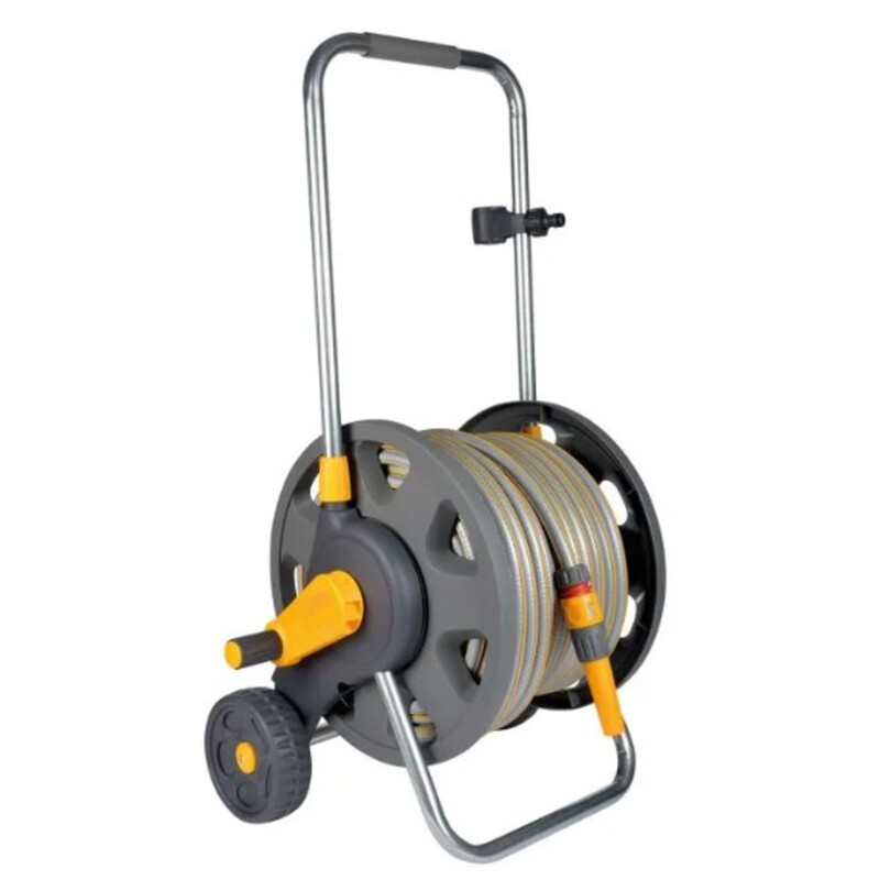 Hozelock Hose Trolley With Hose And Sprayer 50M