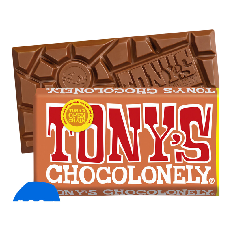 Tony's Chocolonely Melk Karamel Zeezout - 180 g