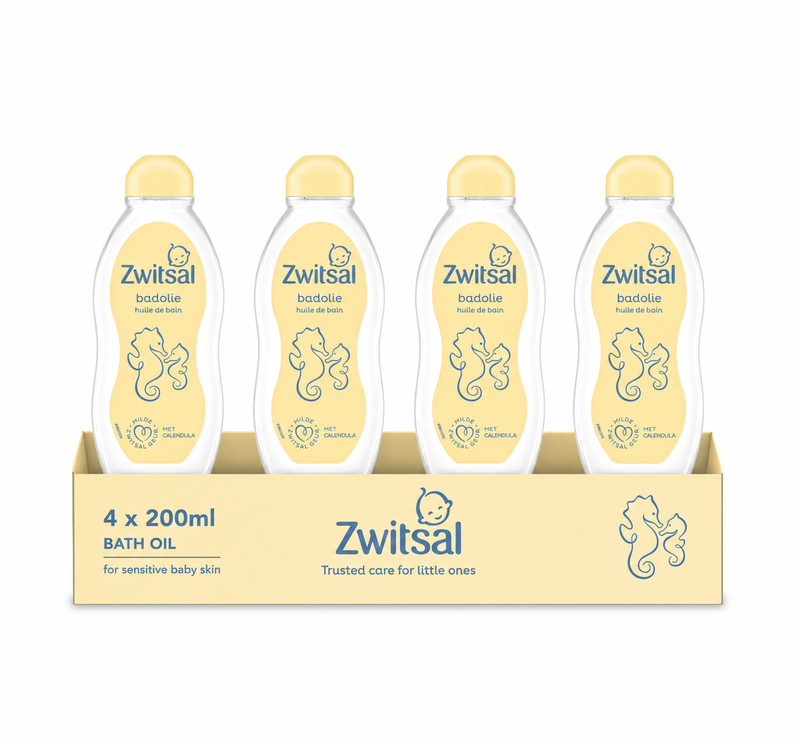 Zwitsal badolie 4 x 200 ml