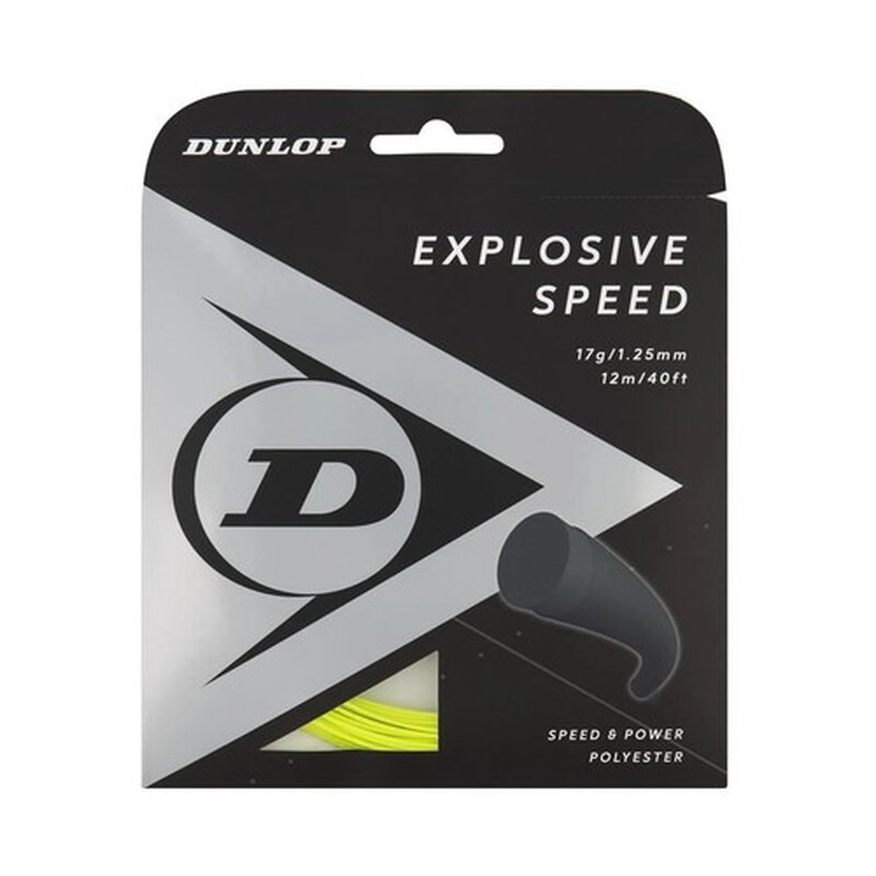 Dunlop tennisracketsnaren Explosive Speed 17 g/1,25 mm 12 m