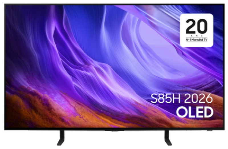 Téléviseur OLED 55 pouces SAMSUNG Ultra HD 3840 x 2160 Wi Fi 6 Tizen 4 HDMI 2.1 120 Hz VRR HDR10+