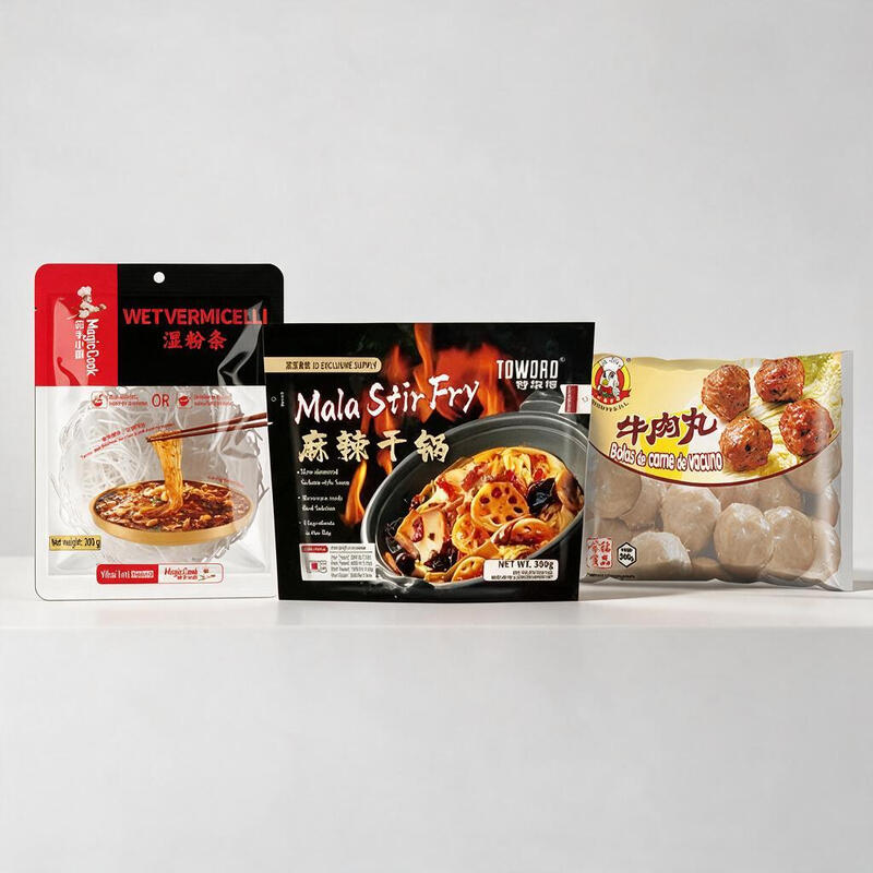 Scharfer Hot Pot + Rindfleischbällchen + feuchte Glasnudeln 940 g