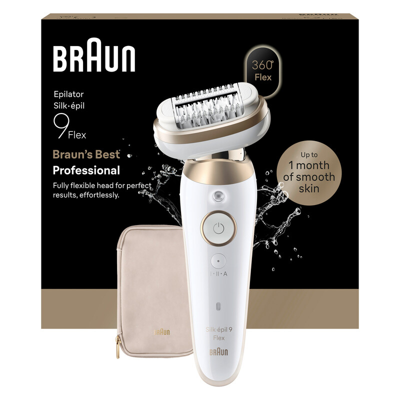 Braun Ses9-011 3D Silk-Épil 9 Epilierer Weiß/Gold 8700216963626 - Image 2