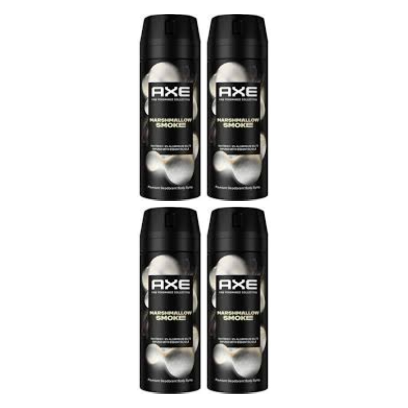 AXE Spray corporel 150 ml FIFA marshmallow smoke (Lot de 4)