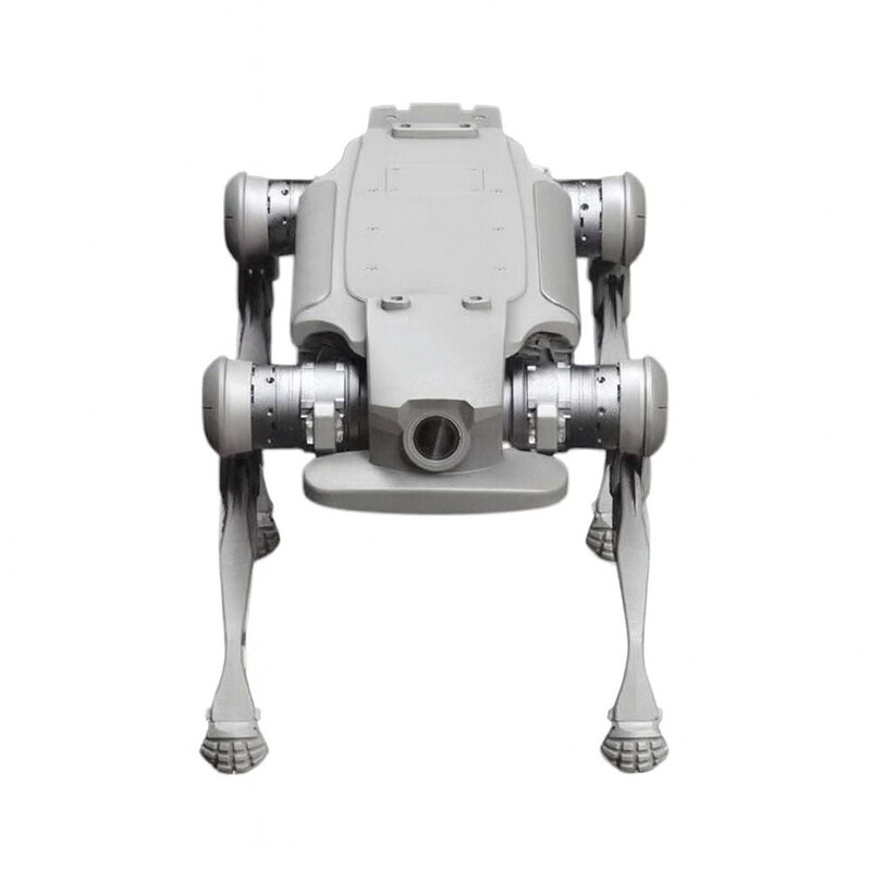 GENISOM L1 viervoetige bionische robothond, industriële prestaties | maximale snelheid 3,7 m/s + 150 min batterijduur | bionisch robotplatform met belichaamde intelligentie | IP54 stof- en waterbestendig + werking bij brede temperaturen | uitgebreide indu