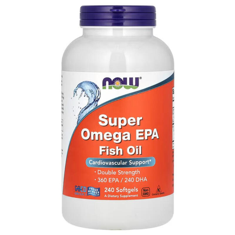 Omega EPA Molecularly Distilled Fish Oil Heart Health - 240 Softgels