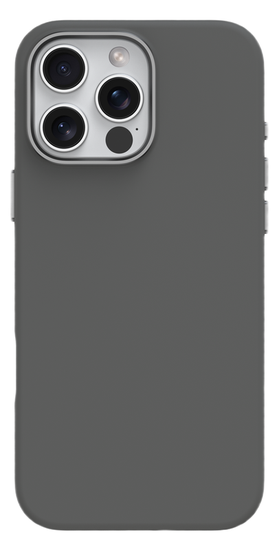 Nature Series Magnetic Silicone Phone Case - iPhone16 Pro - Grey