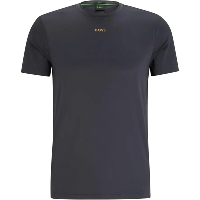 BOSS Active Slim-fit T-Shirt with Moisture Management - Dark Grey