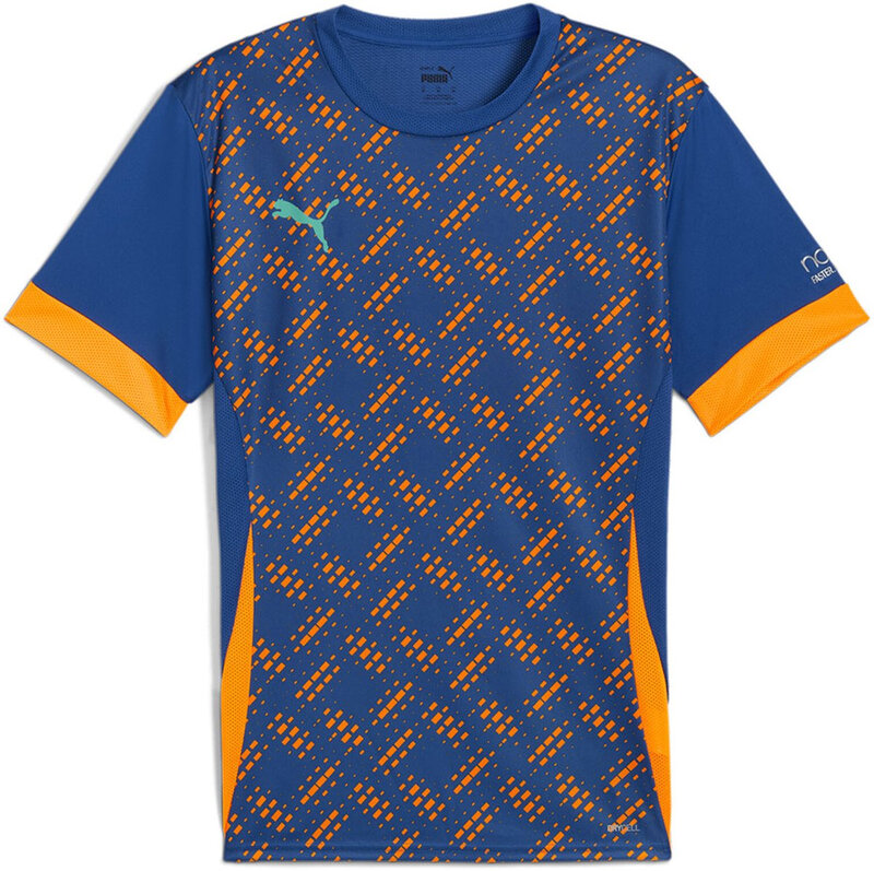 Puma individueel blauw oranje T-shirt S