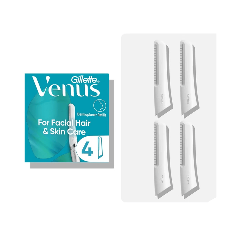 Venus Dermaplaner Refills Dermaplaning Exfoliating Replacement Blades 4 Packs