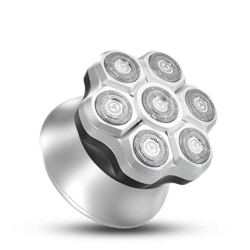 Men's Shaving Head Electric Shaver, Waterproof and Rechargeable, Suitable for Dry and