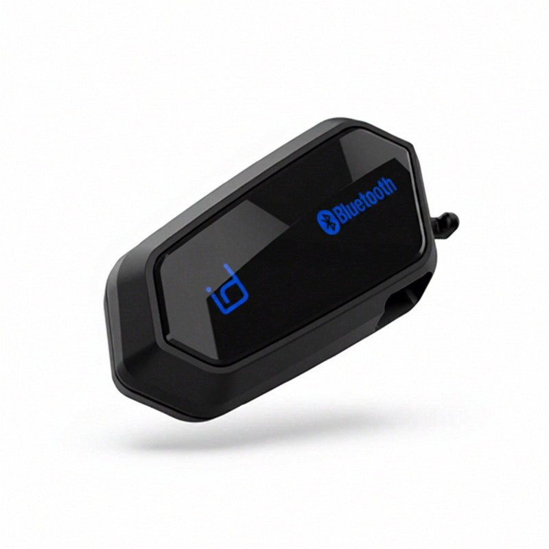ID221 Moto A2 Pro Motorrad-Bluetooth-Headset, Bluetooth 5.2, Musikfreigabe, RGB-Beleuchtung, 2-Personen-Intercom, DSP-Geräuschunterdrückung, IPX6 wasserdicht