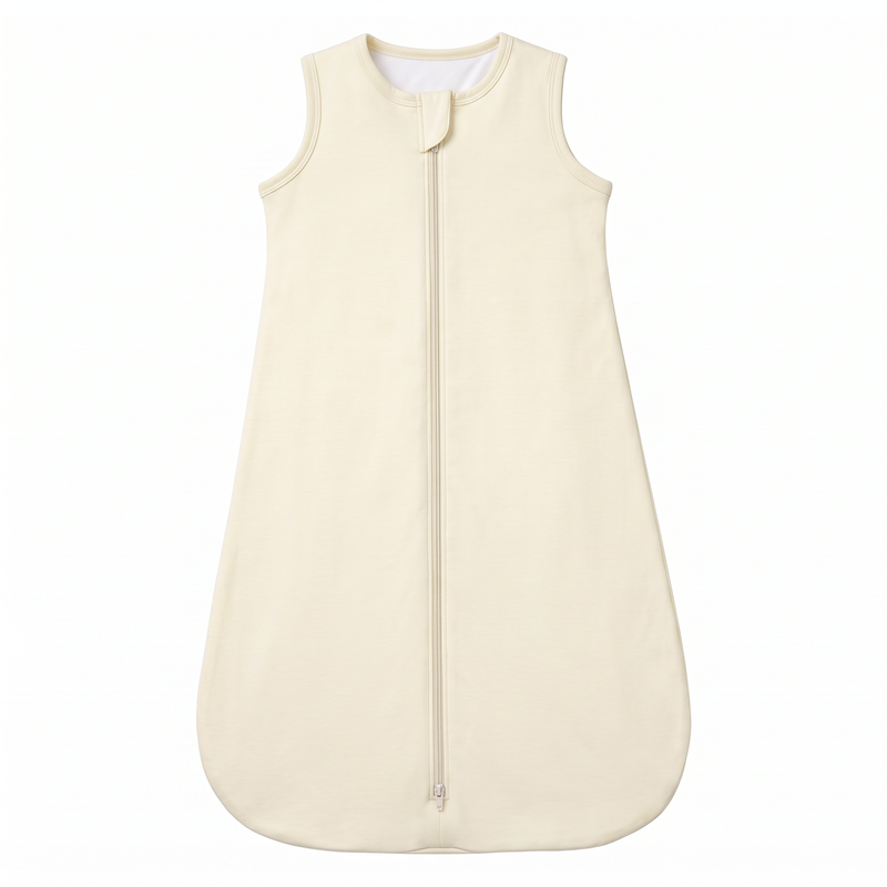 Vowia 100% katoen warme winter slaapzak voor baby's 2,5 TOG - crème M