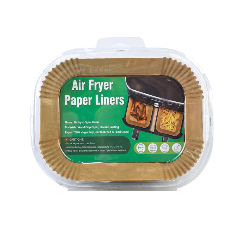 Air Fryer Parchment Paper Liners, Non-Stick Precut Squares for Easy Cleanup, Disposab