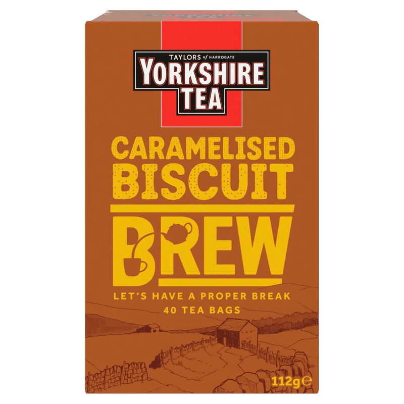 Yorkshire Caramelised Biscuit Brew 40 Tea Bags 112g