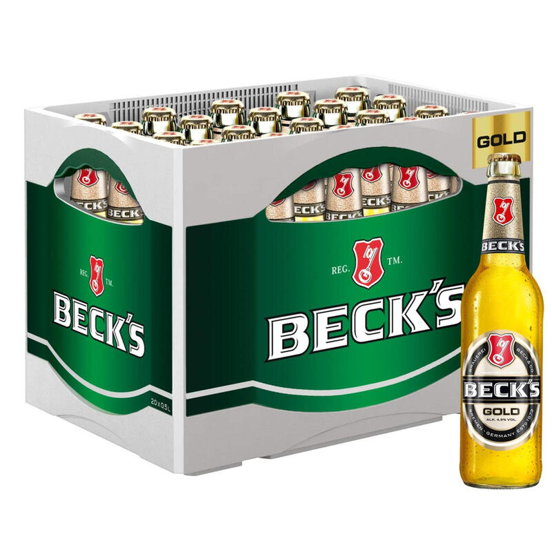Beck's Gold, 4,9% Vol., 20 x 0,5 L