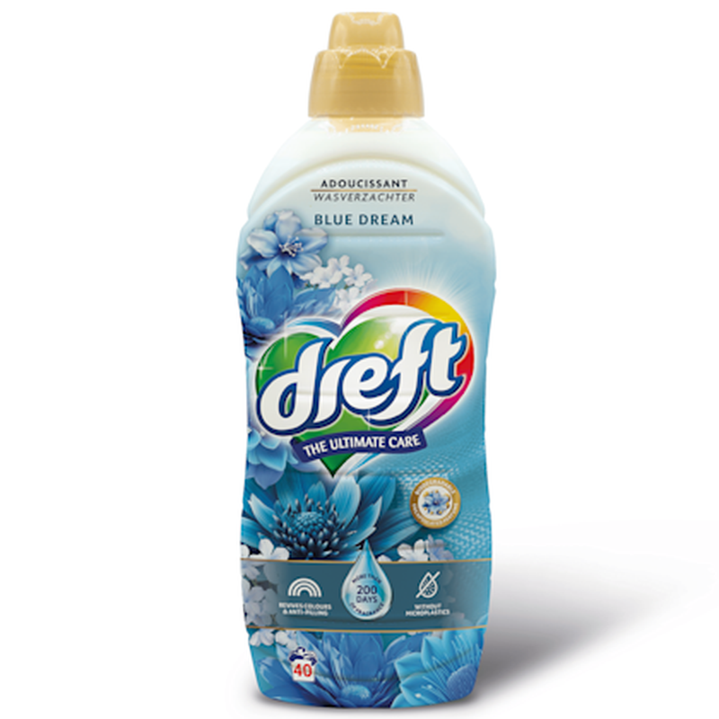 Dreft kleurversterker Blue Dream 40 doseringen 880 ml
