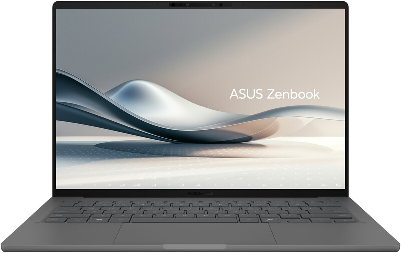ASUS Zenbook A14 UX3407QA-QD479W 14 inch Copilot+ PC laptop – Snapdragon X, 16 GB RAM, 512 GB SSD, WUXGA OLED, Nederlands QWERTY, IJslands grijs