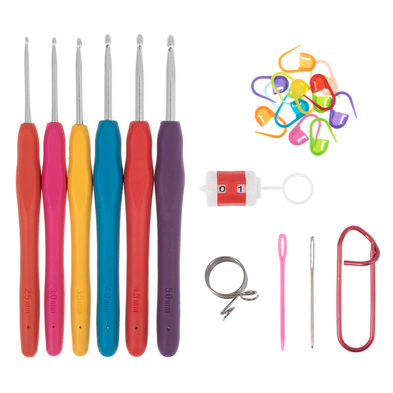Crochet Kit – 31 Piece Essentials Starter Pack