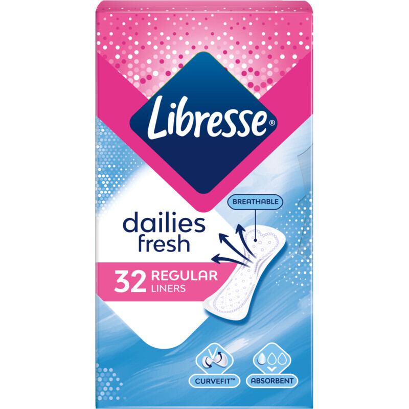 Libresse Normale Inlegkruisjes 32 stuks