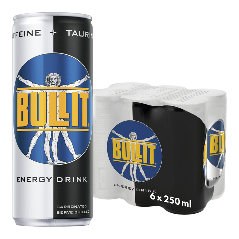 Bullit Energy Drink - 6 x 250 ml