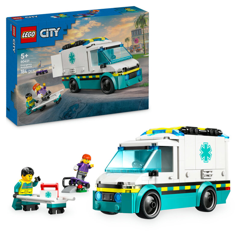 LEGO City L'Ambulance de Secours 60451 - vue 10
