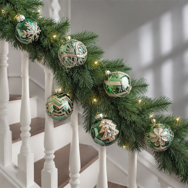 Huacan Set van 6 kerstboomdecoraties