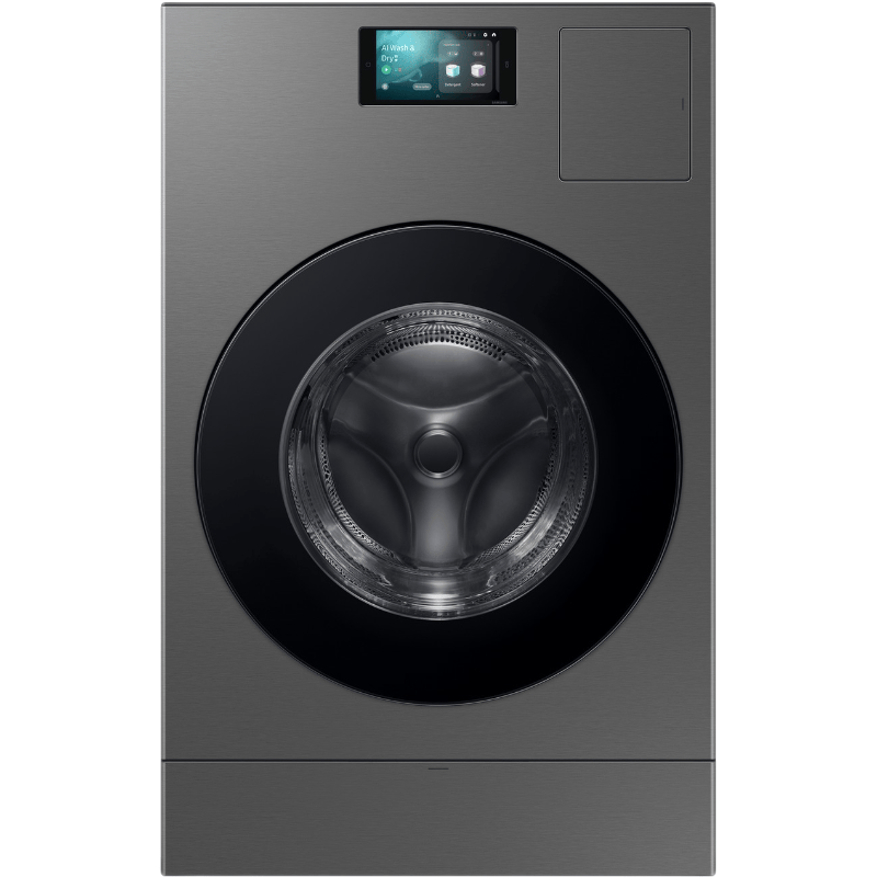 Samsung WD18DB8995BZ/T2 was-droogcombinatie - 18 kg wasen, 9 kg drogen - AI Ecobubble - SmartThings - Bespoke Design