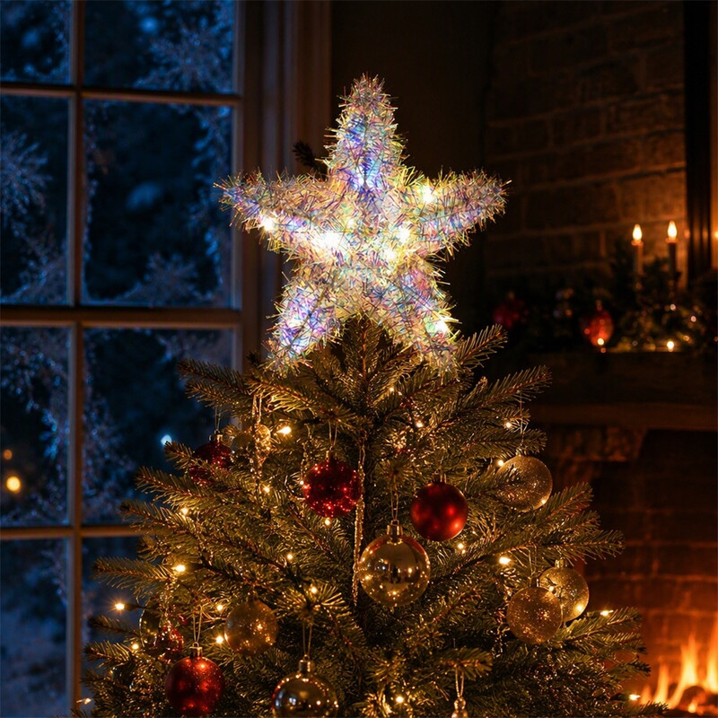 Huacan Kerstboomtopster Illusie
