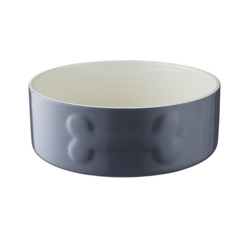 Colour Mix Grey Dog Bowl 20cm