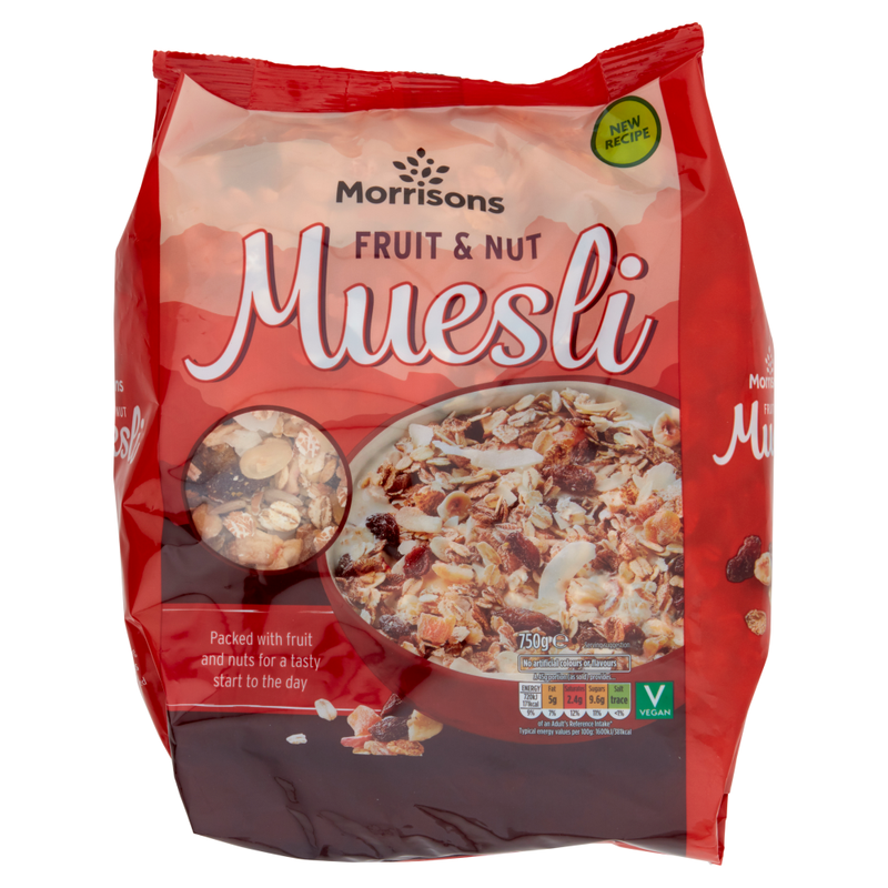 Morrisons White Fruit & Nut Muesli 750G