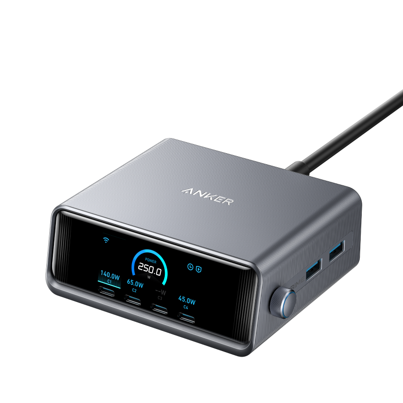 Anker Prime GaN universeel zwart snel opladen binnen