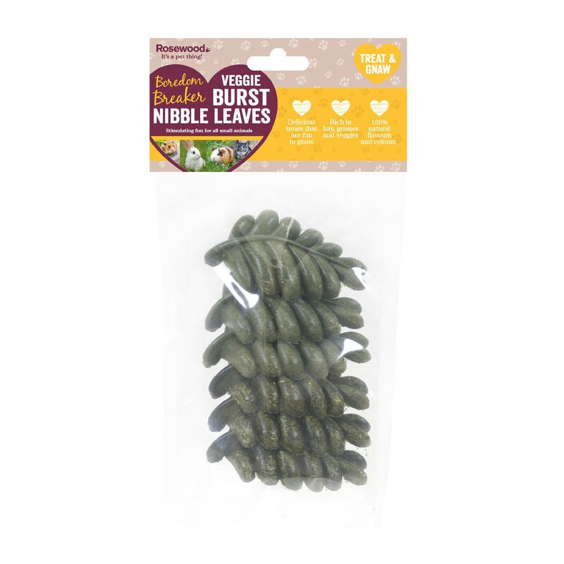 Veggie Burst Nibble Leaves 6pc