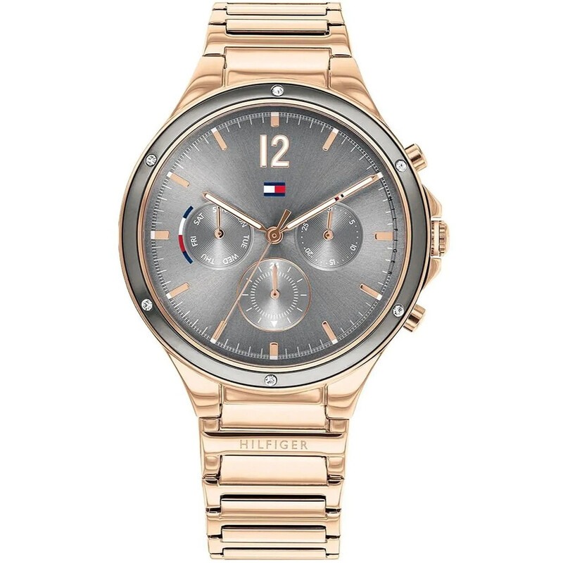 1782277 Rose Gold Plated Multi Dial Quartz Watch