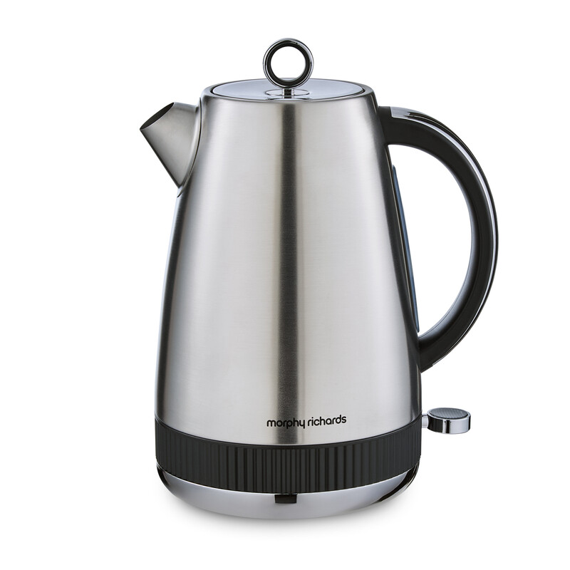Mexborough Jug Kettle, 1.7L, Black & Stainless Steel - 102901