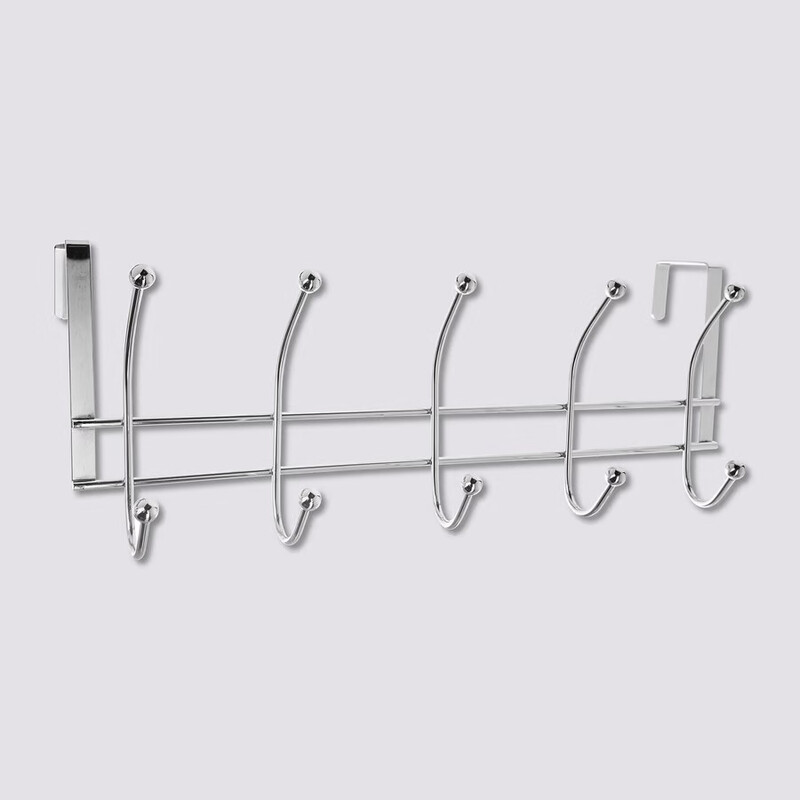 5five RVS Deurrek - 10 Haken, 41,7 x 19,5 x 12,5 cm