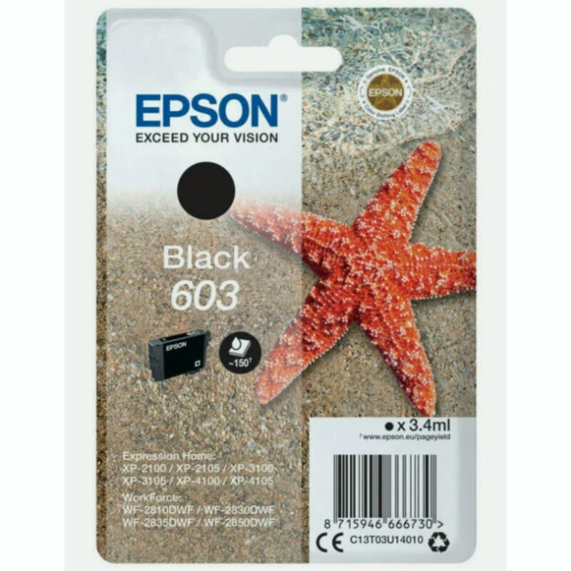 Encre noire Étoile de mer 603