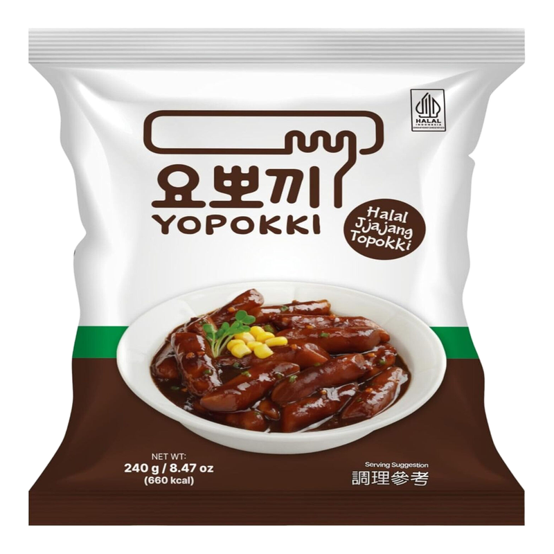 Yopokki Halal Jjajang Pouch 240g