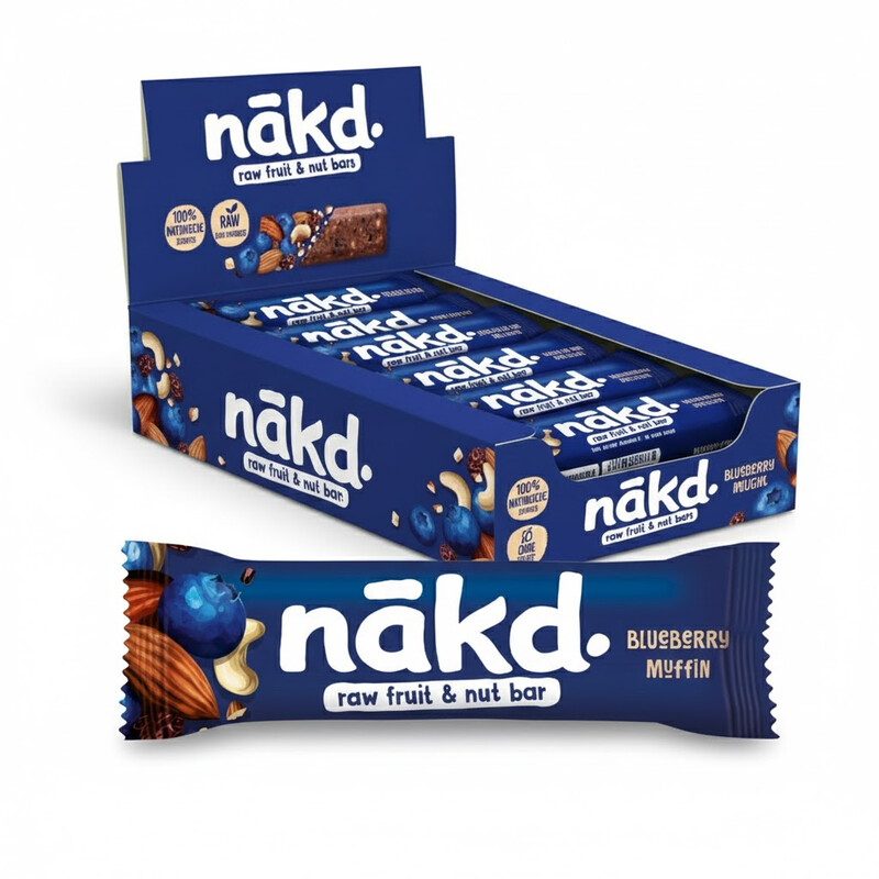 Nākd. Nakd Blueberry Muffin 18 X 35G